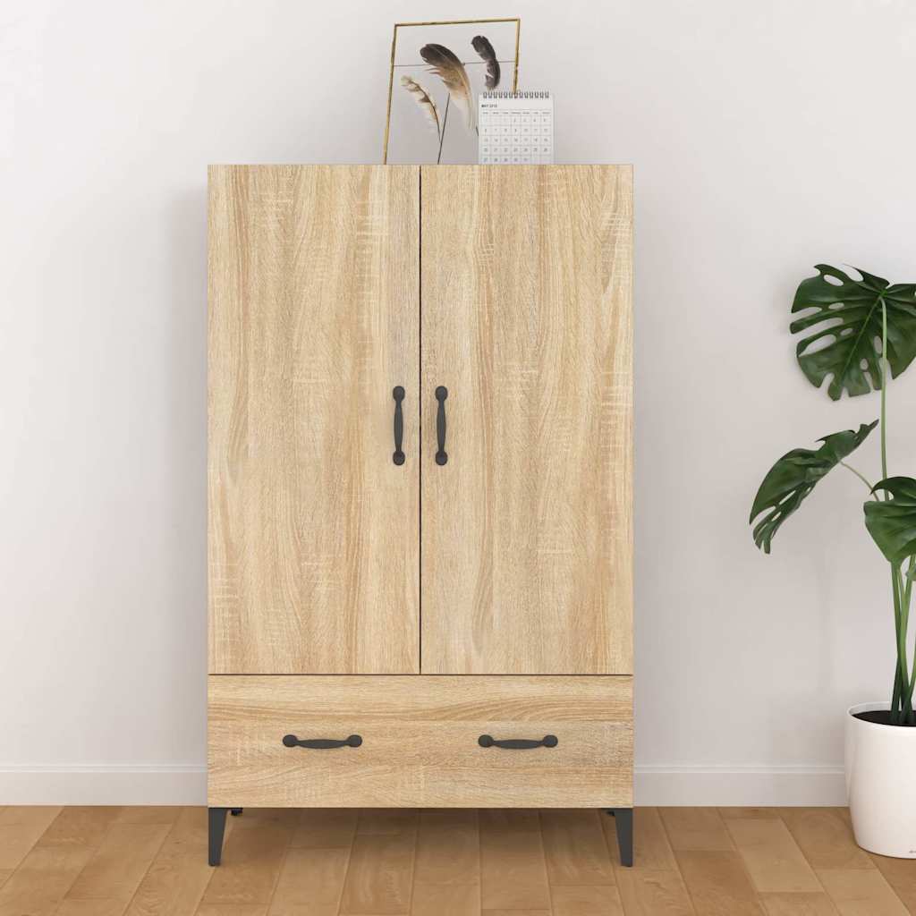 Highboard 70x31x115 cm Engineered Wood Sonoma oak