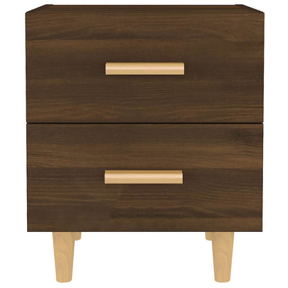 vidaXL Bed Cabinets 2 pcs Brown Oak 40x35x47.5 cm 3