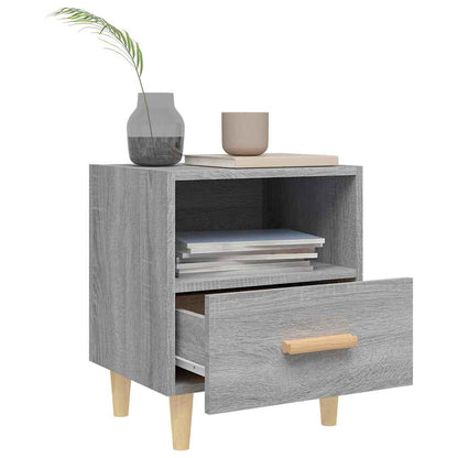vidaXL Bedside Cabinet | Set of 2 | Grey Sonoma 3