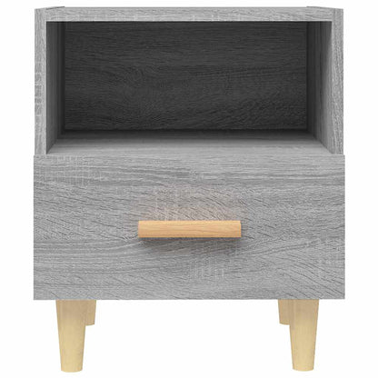 vidaXL Bedside Cabinet | Set of 2 | Grey Sonoma 4