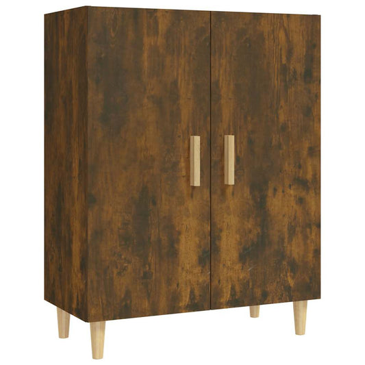 Buffets & Sideboards with a dark wood grain finish and light wooden legs