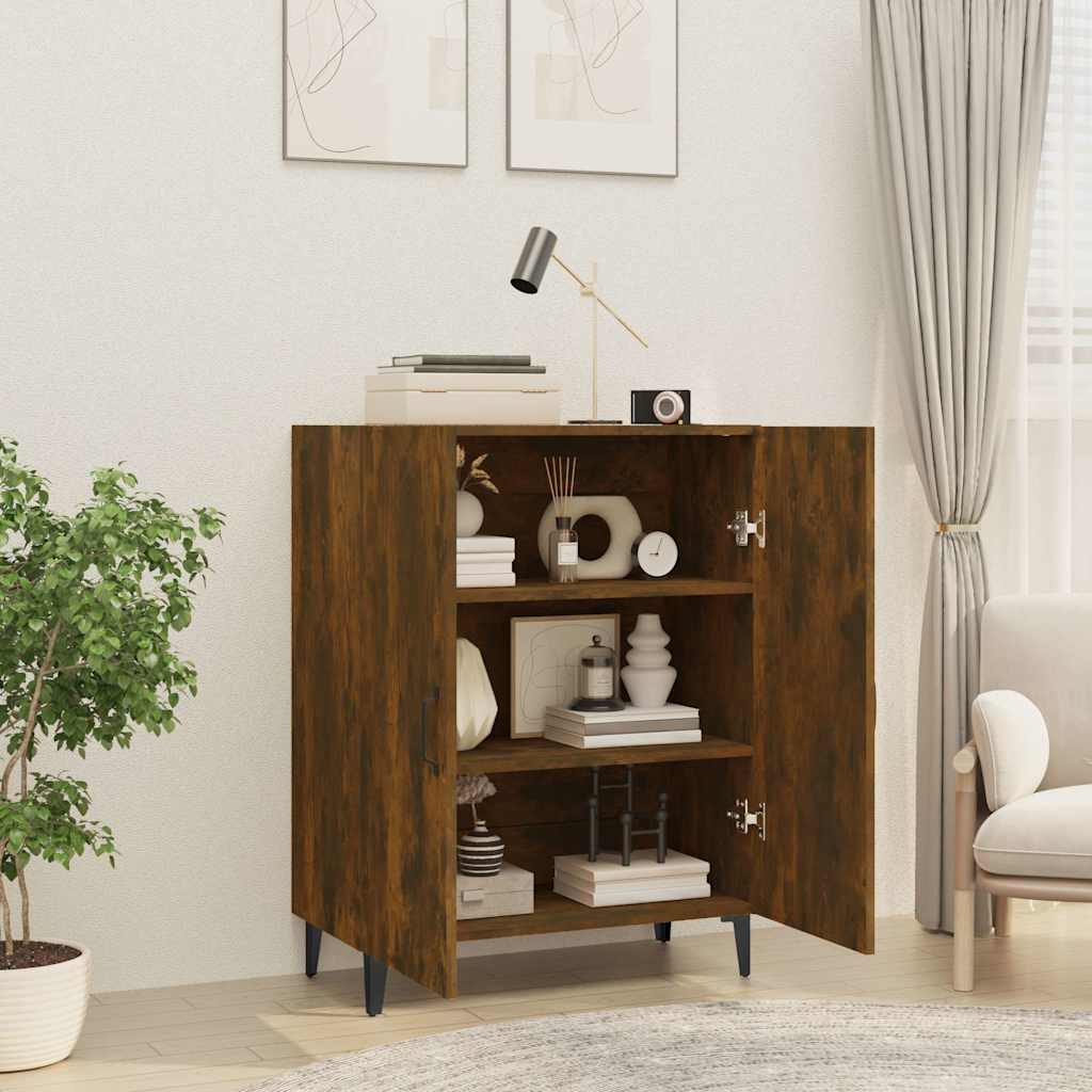 vidaXL Sideboard | Smoked oak | Engineered wood | 70 x 34 x 90 cm | Sideboard 6