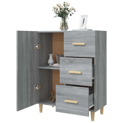 vidaXL Sideboard | Grey Sonoma | Engineered Wood | Medium | Sideboard 4