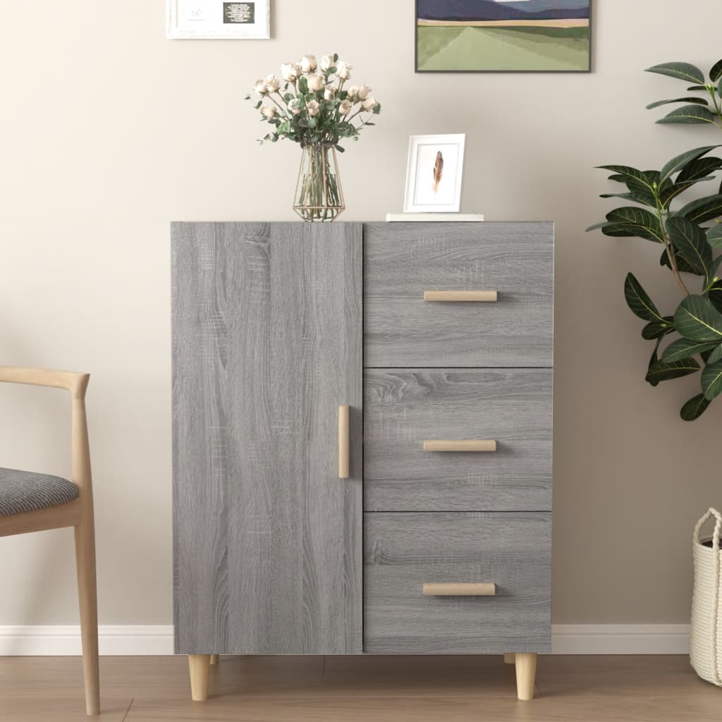 vidaXL Sideboard | Grey Sonoma | Engineered Wood | Medium | Sideboard 1