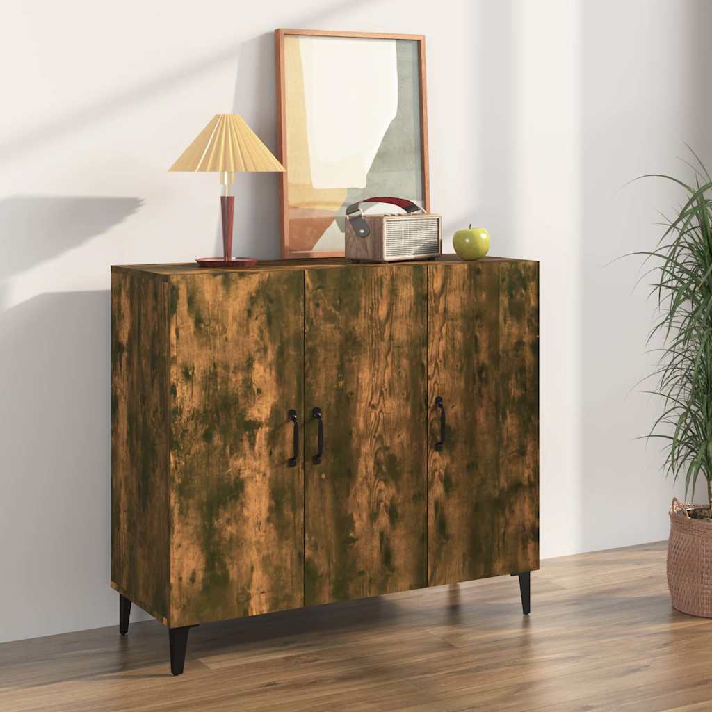 vidaXL Sideboard | Smoked oak | Engineered wood, metal | Medium | Sideboard 1