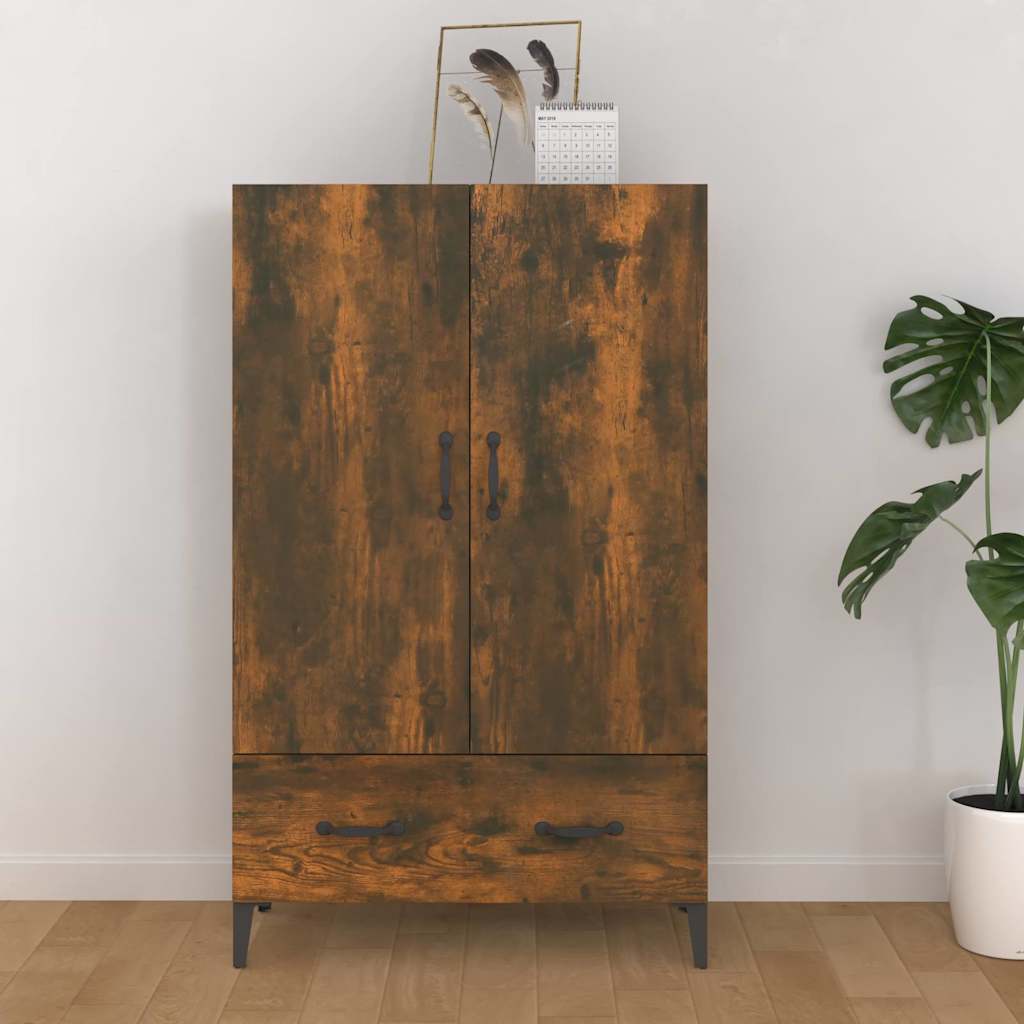 Highboard 70x31x115 cm Engineered Wood Smoked oak