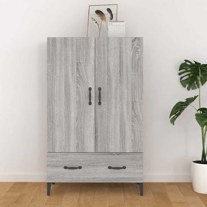 Highboard 70x31x115 cm Engineered Wood Grey sonoma