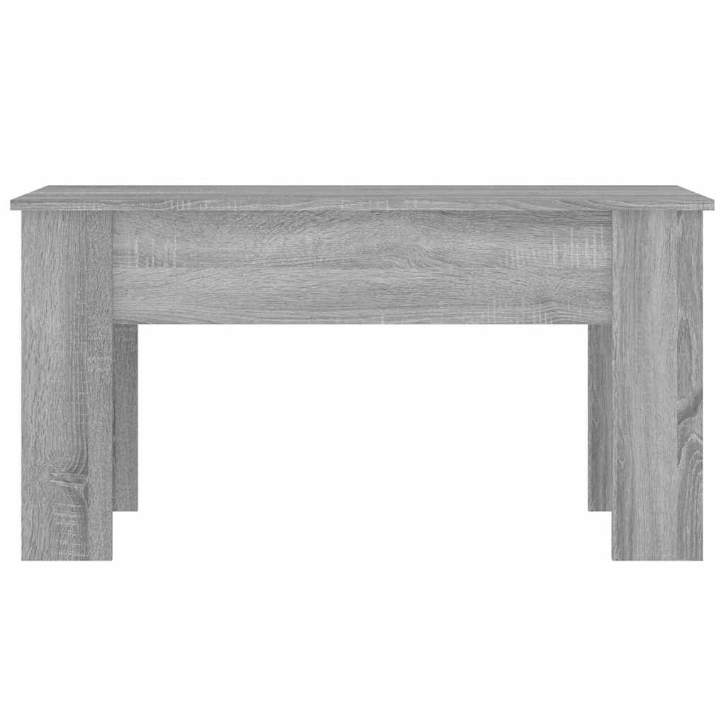 vidaXL Coffee Table | Grey Sonoma | Engineered Wood |  Height-Adjustable 6