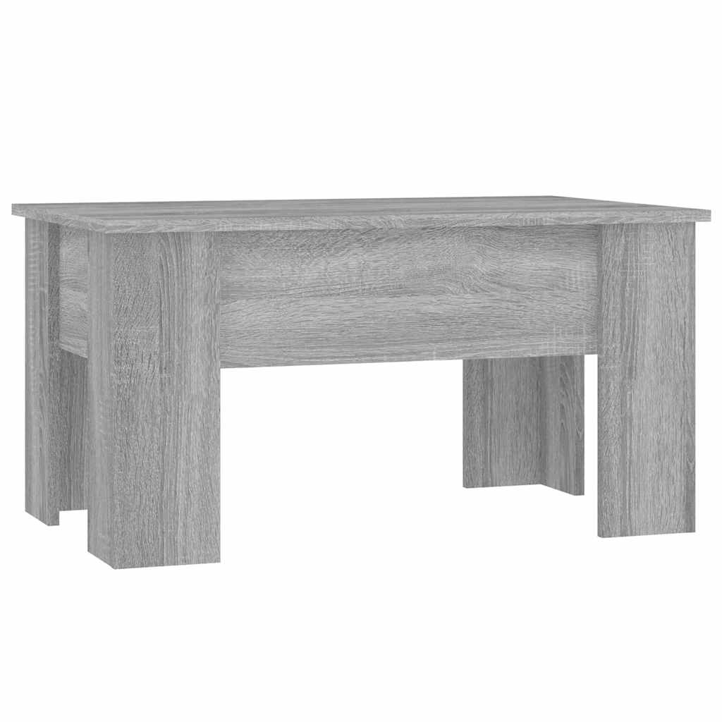vidaXL Coffee Table Grey Sonoma 79x49x41 cm Engineered Wood 2