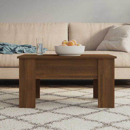 vidaXL Coffee Table | Brown Oak | Engineered Wood | Medium | Adjustable Armrests 1