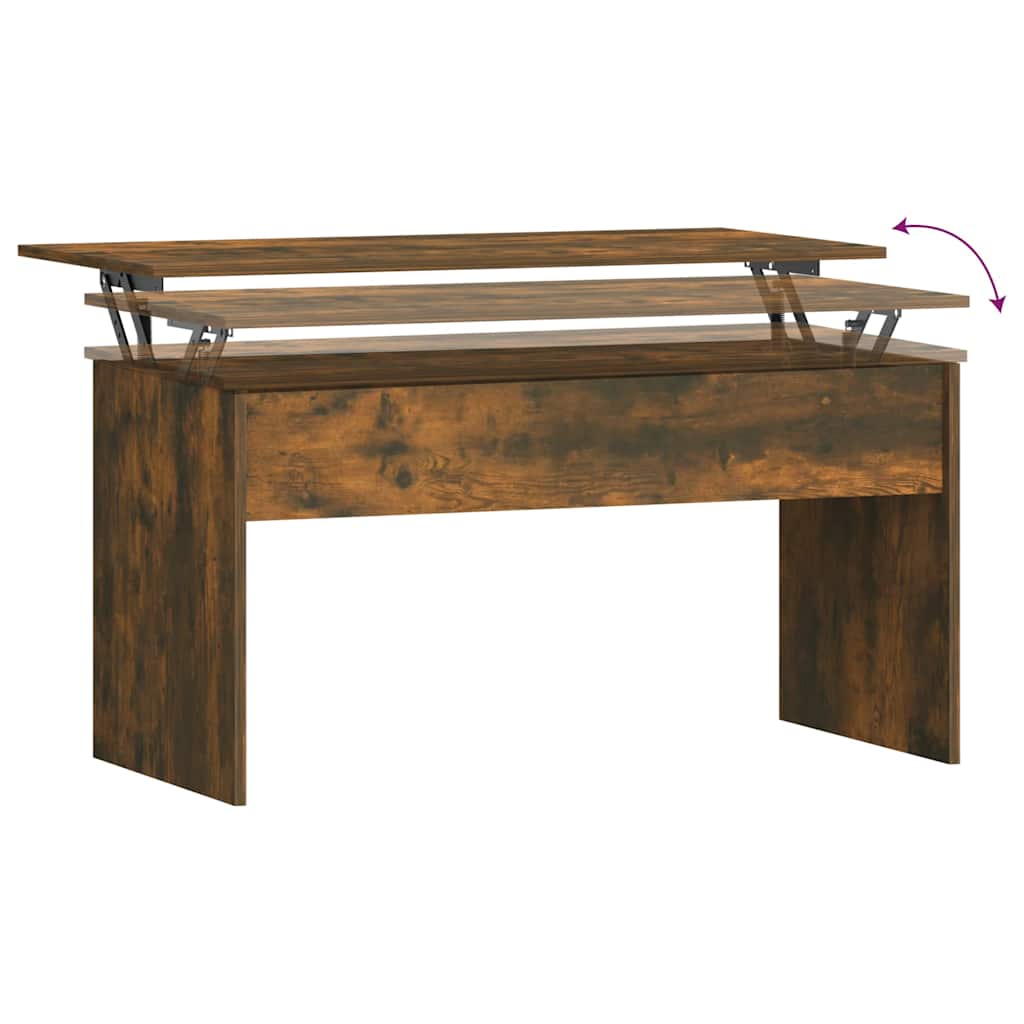 vidaXL Coffee Table | Smoked Oak | Engineered Wood | Medium 6