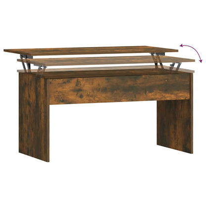 vidaXL Coffee Table | Smoked Oak | Engineered Wood | Medium 6