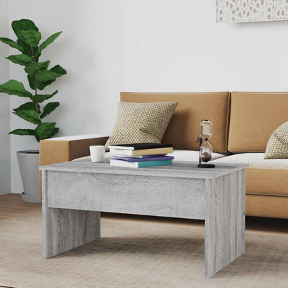 Coffee Table 80x50,5x41,5 cm Engineered Wood Grey sonoma 80 x 50 x 41.5 cm