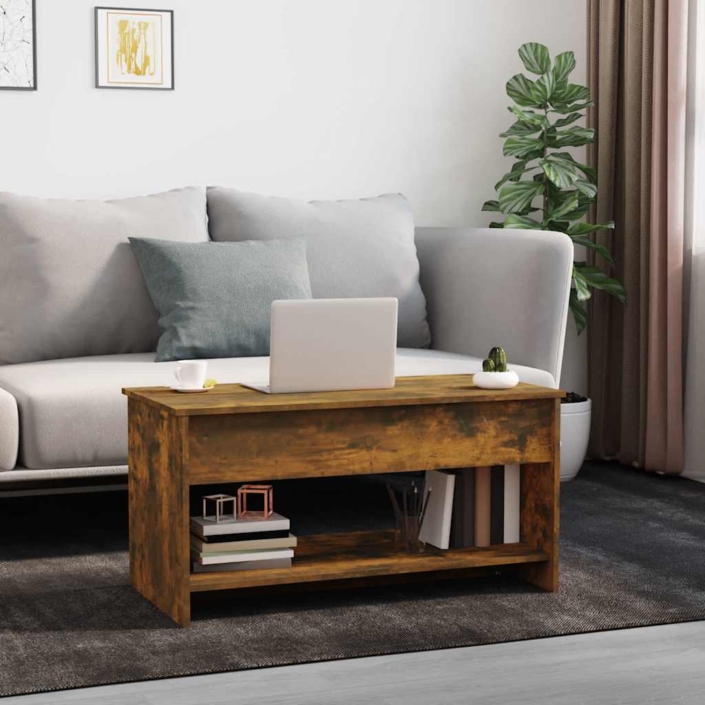 vidaXL Coffee Table | Smoked oak | Engineered wood | Standard | Coffee Table 3