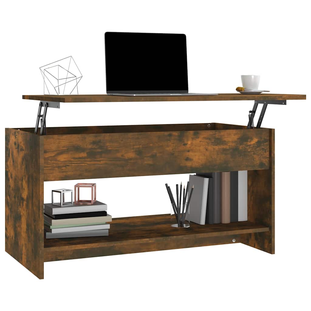 vidaXL Coffee Table | Smoked oak | Engineered wood | Standard | Coffee Table 4