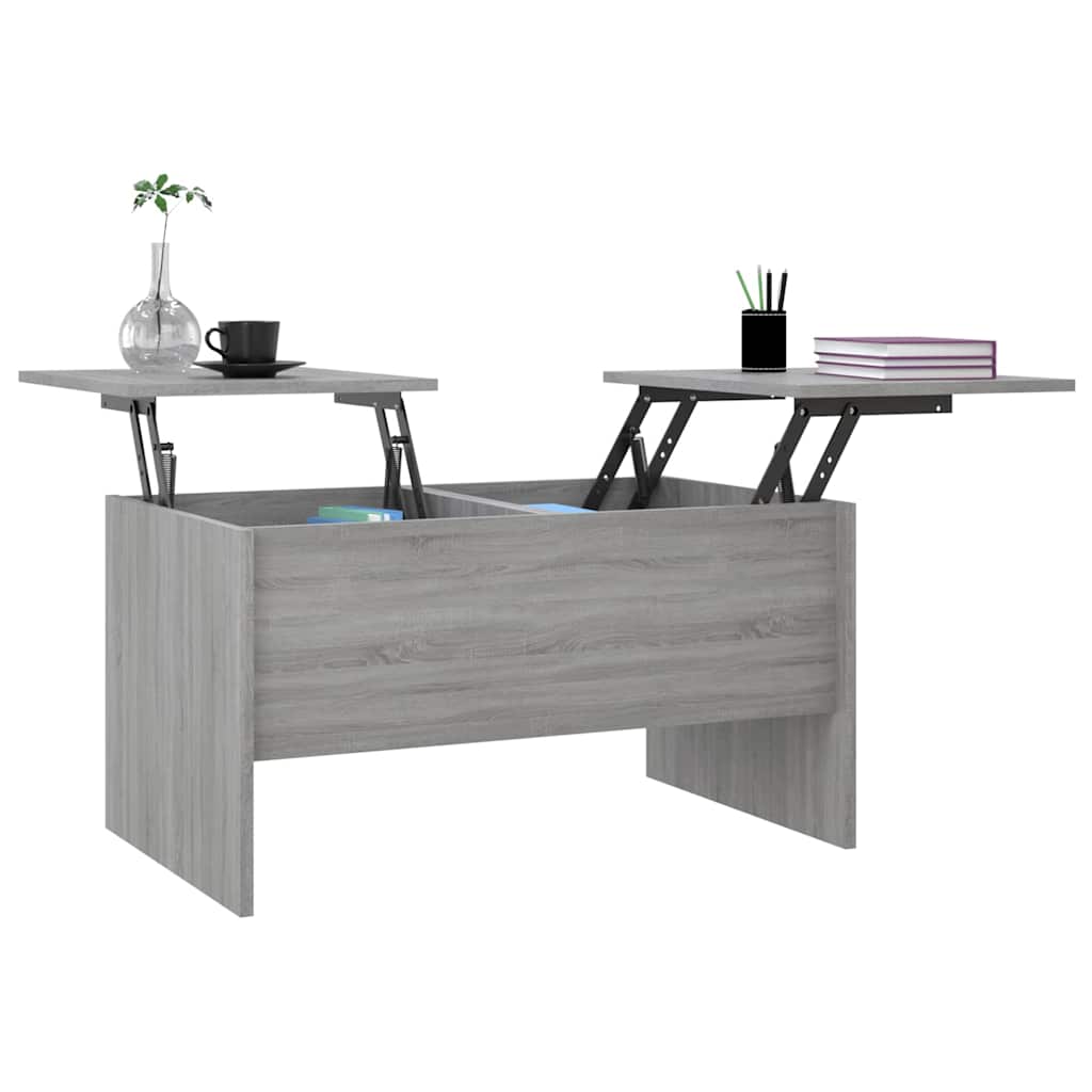 vidaXL Coffee Table | Grey Sonoma | Engineered wood | Medium 4