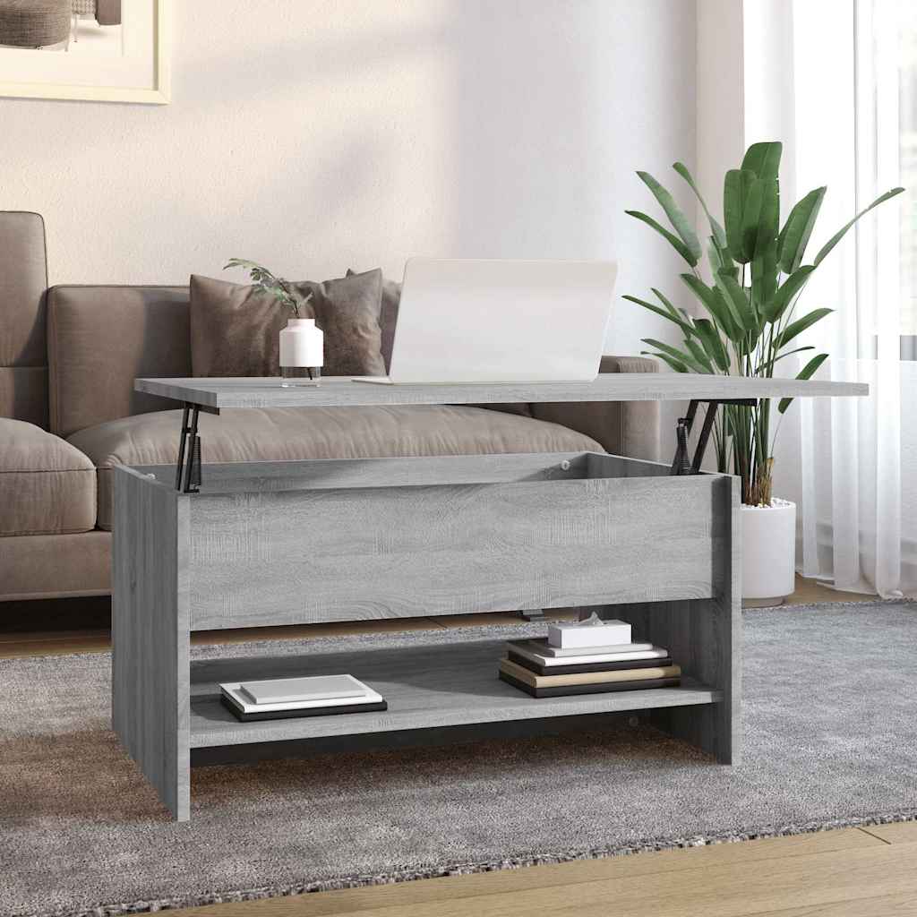 vidaXL Coffee Table 80x50x40 cm Engineered Wood Width 80 cm