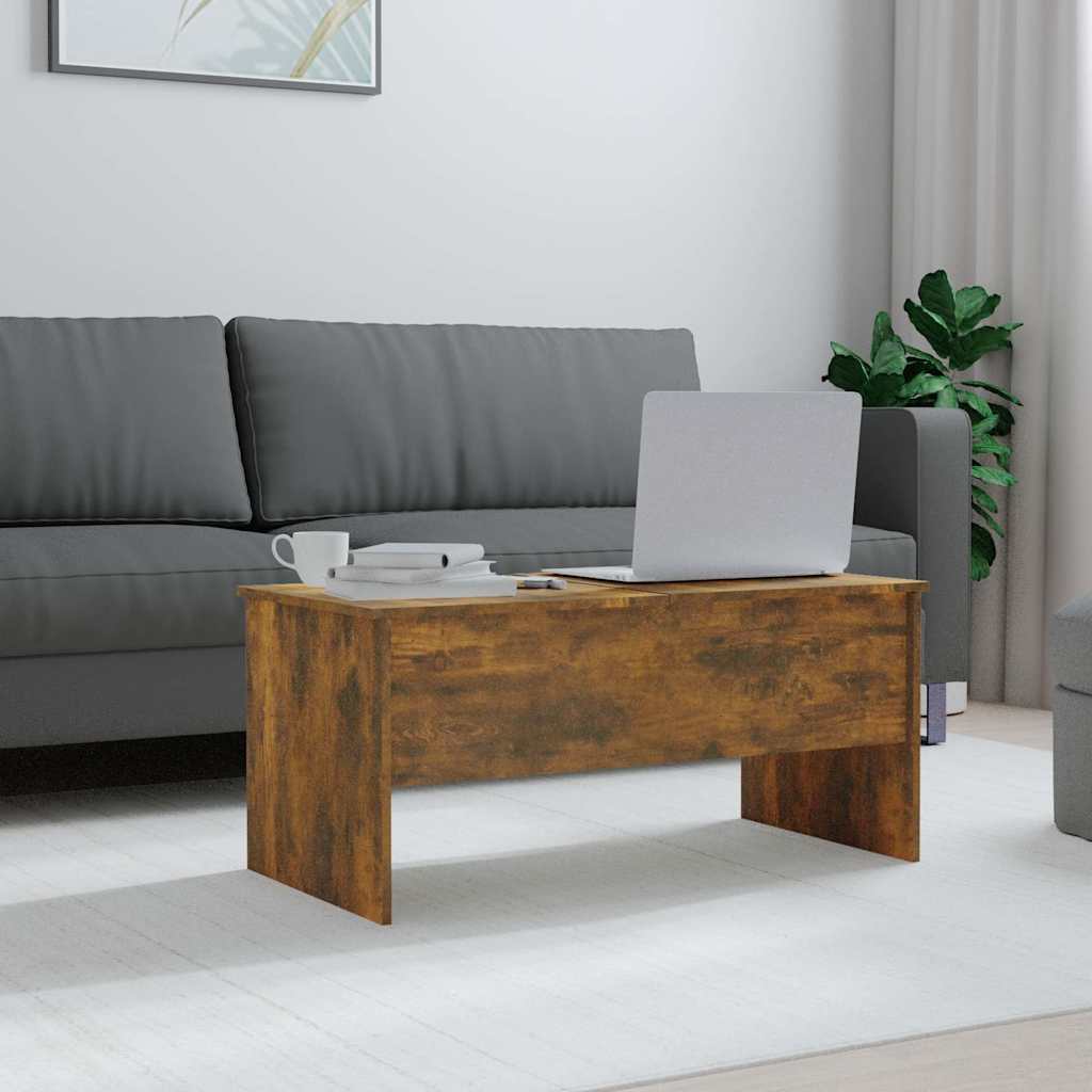 vidaXL Coffee Table | Smoked oak | Engineered wood | Medium | Coffee Table 3