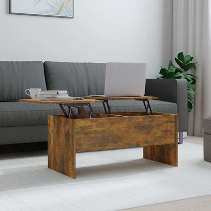 vidaXL Coffee Table | Smoked oak | Engineered wood | Medium | Coffee Table 1