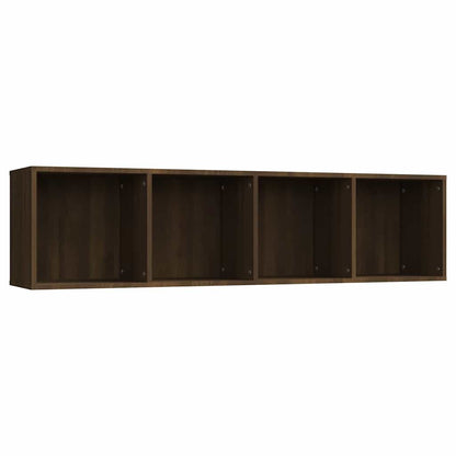 vidaXL Book Cabinet/TV Cabinet Brown Oak 143x30x36cm Engineered Wood 2