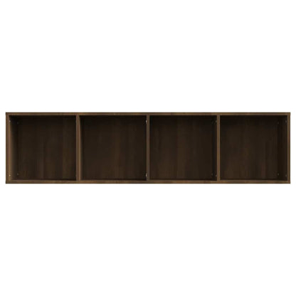 vidaXL Book Cabinet/TV Cabinet Brown Oak 143x30x36cm Engineered Wood 6