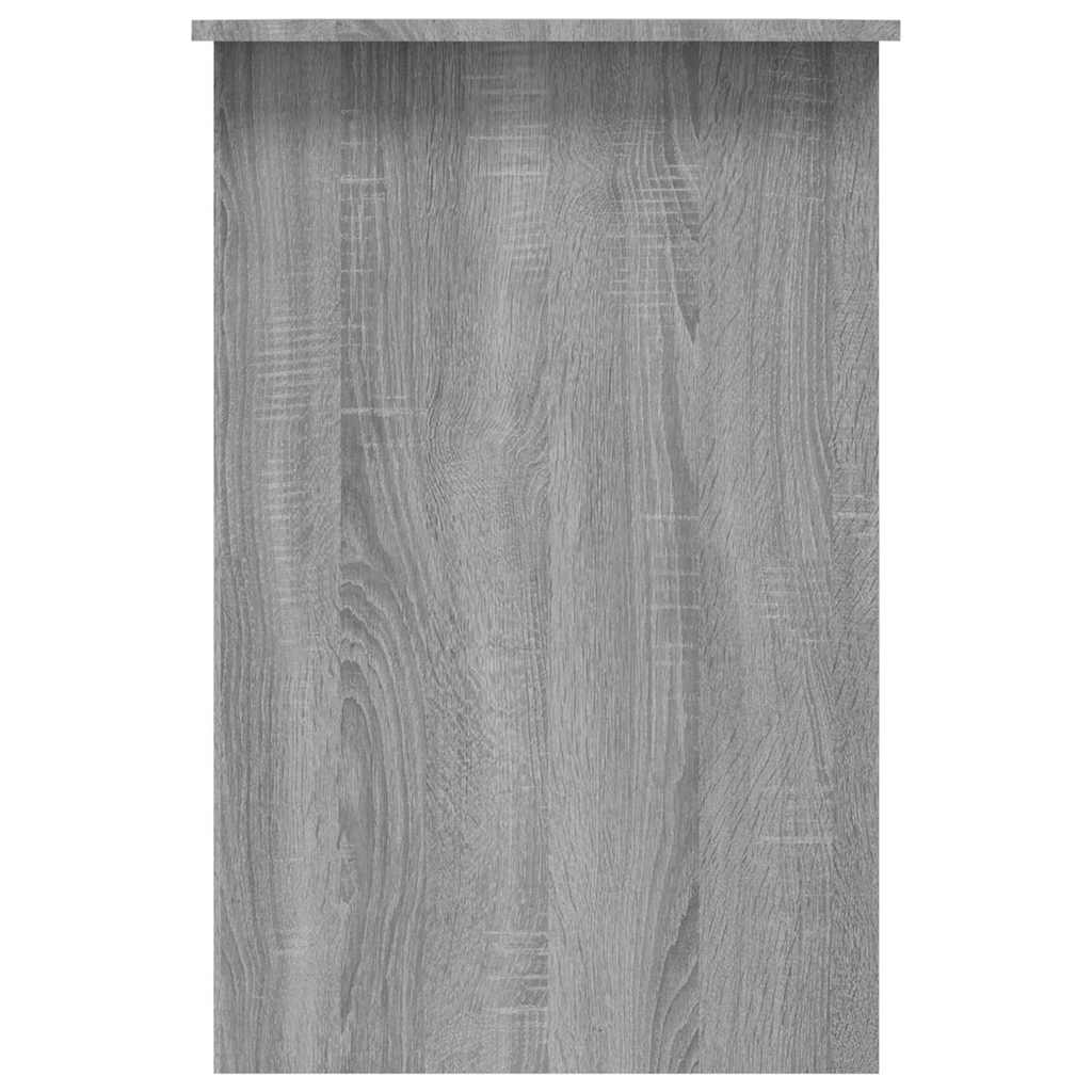 vidaXL Desk Grey Sonoma 100x50x76 cm Engineered Wood 5