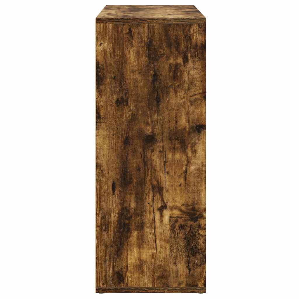 vidaXL Sideboard Smoked Oak 60x30x75 cm Engineered Wood 6