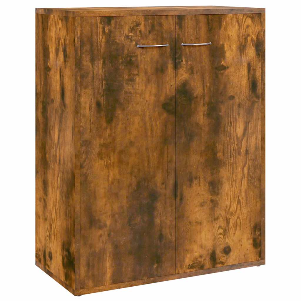 vidaXL Sideboard Smoked Oak 60x30x75 cm Engineered Wood 2