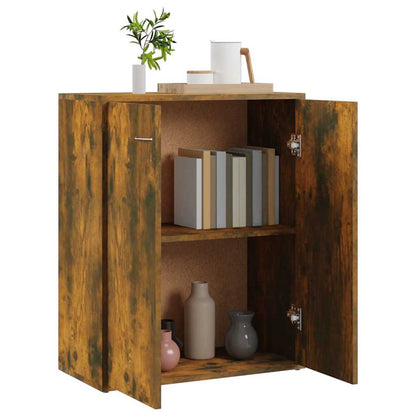 vidaXL Sideboard Smoked Oak 60x30x75 cm Engineered Wood 5