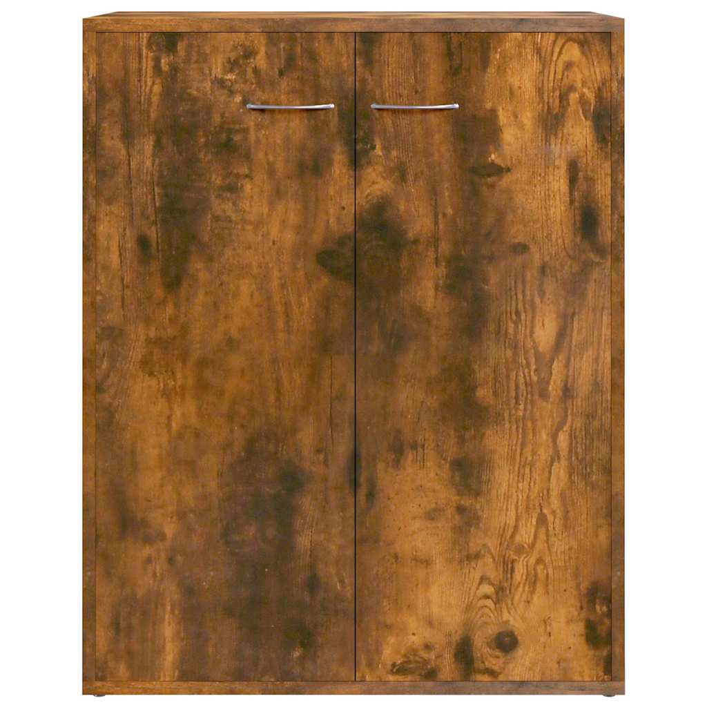 vidaXL Sideboard Smoked Oak 60x30x75 cm Engineered Wood 6
