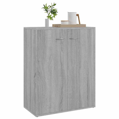 vidaXL Sideboard Grey Sonoma 60x30x75 cm Engineered Wood 4
