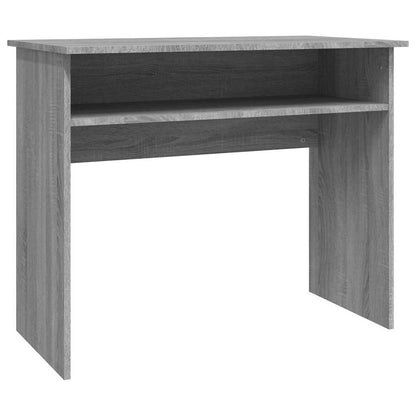 vidaXL Desk Grey Sonoma 90x50x74 cm Engineered Wood 2