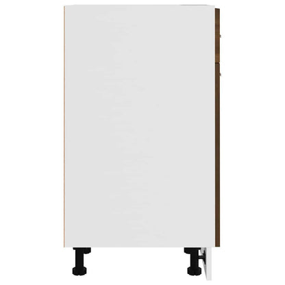 vidaXL Drawer Bottom Cabinet Lyon Brown Oak 30x46x81.5 cm Engineered Wood 6