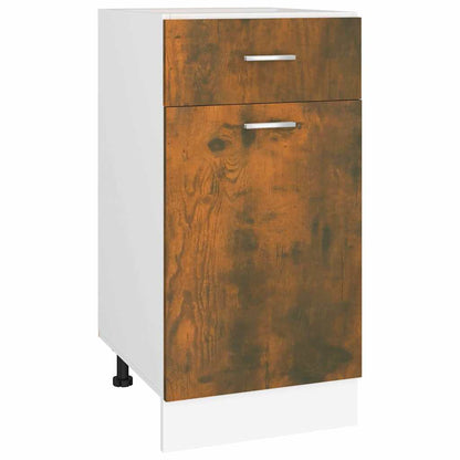 vidaXL Drawer Bottom Cabinet Lyon Smoked Oak 40x46x81.5 cm Engineered Wood 2