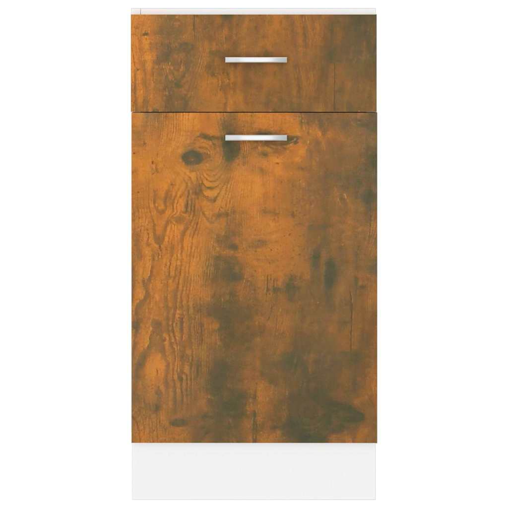 vidaXL Drawer Bottom Cabinet Lyon Smoked Oak 40x46x81.5 cm Engineered Wood 5