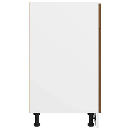 vidaXL Drawer Bottom Cabinet Lyon Brown Oak 40x46x81.5 cm Engineered Wood 6