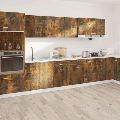 vidaXL Drawer Bottom Cabinet Lyon Smoked Oak 50x46x81.5 cm Engineered Wood 3