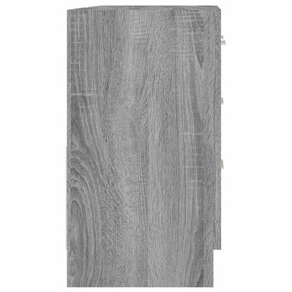 vidaXL Sink Cabinet Grey Sonoma 63x30x54 cm Engineered Wood 4