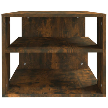 vidaXL Coffee Table Smoked Oak 100x50x40 cm Engineered Wood 4