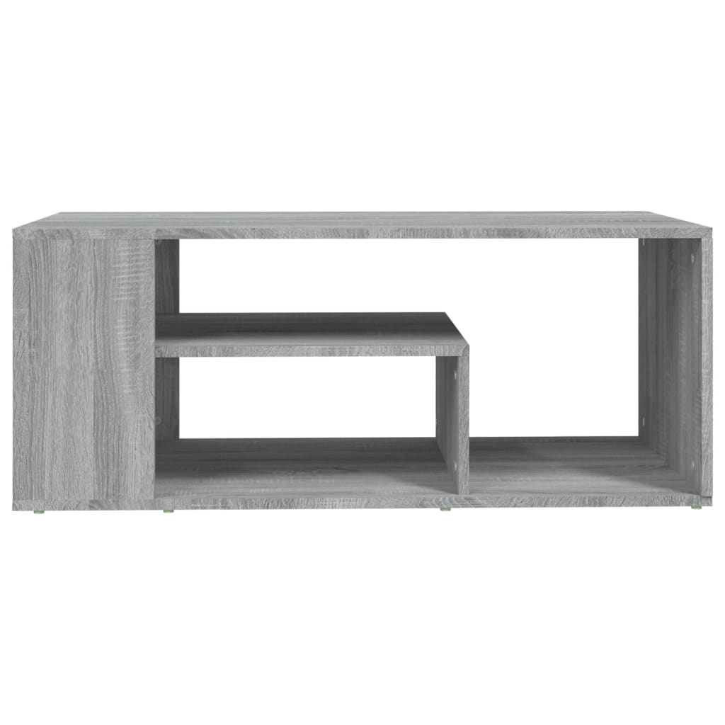 vidaXL Coffee Table Grey Sonoma 100x50x40 cm Engineered Wood 3