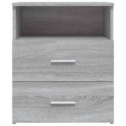 vidaXL Bed Cabinet Grey Sonoma 50x32x60 cm 4