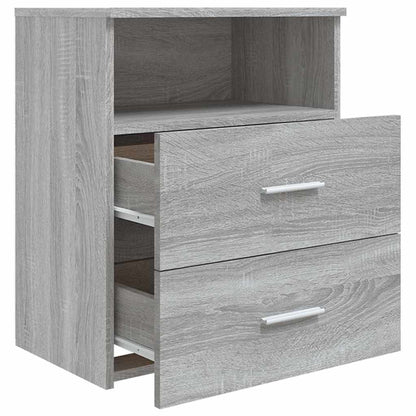 vidaXL Bed Cabinet Grey Sonoma 50x32x60 cm 5