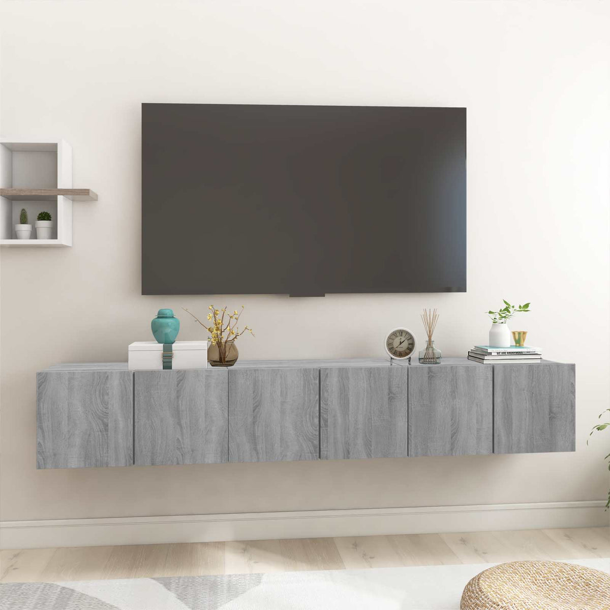 vidaXL Hanging TV Cabinet Set 60x30x30 cm 3 pcs