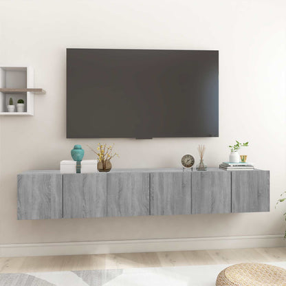 vidaXL Hanging TV Cabinet Set 60x30x30 cm 3 pcs