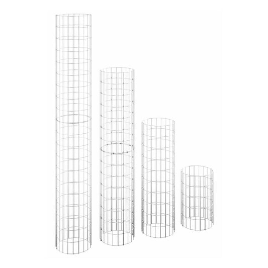 Circular Gabion Raised Beds 4 pcs Ø30x50/100/150/200 Ø 30 x 50/100/150/200 cm (4 pcs)