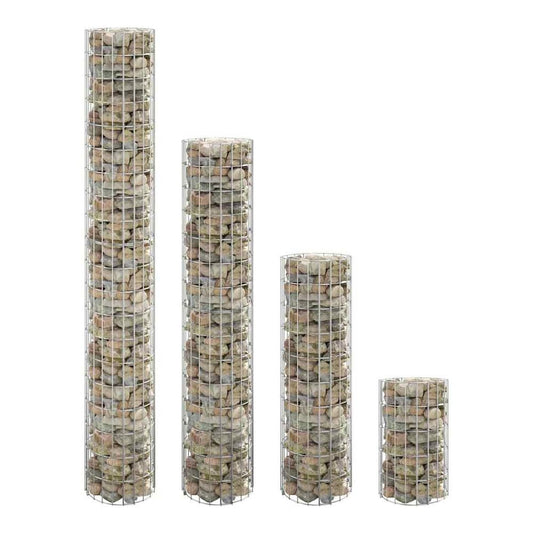 Circular Gabion Raised Beds 4 pcs Ø30x50/100/150/200 Ø 30 x 50/100/150/200 cm (4 pcs)