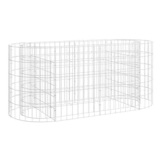 Gabion Raised Bed Galvanised Iron Depth 50 cm 120 cm 50 cm