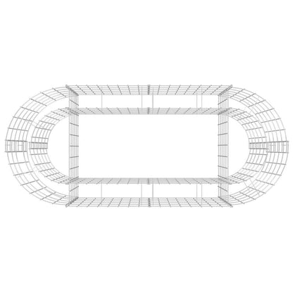 vidaXL Gabion Raised Bed | Silver | Galvanised iron | 120x50x50 cm 6