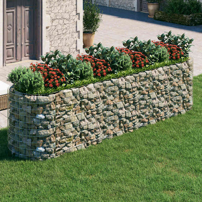 Gabion Raised Bed Galvanised Iron Depth 100 cm 100 cm