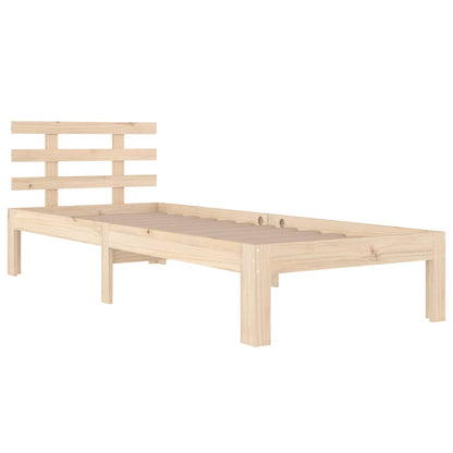 vidaXL Bed Frame without Mattress 75x190cm Small Single 3